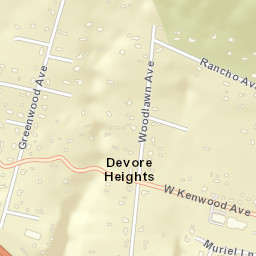 Devore Heights California Street Map