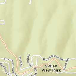 Valley View Park California Street Map