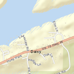 Daisy Arkansas Street Map