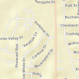 1015-1099 Monroe St Tupelo MS Street Map