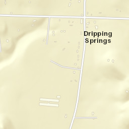 Dripping Springs Alabama Street Map