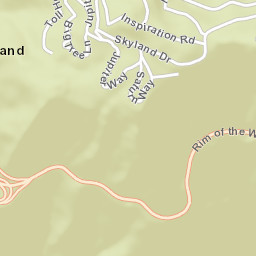 Skyland California Street Map