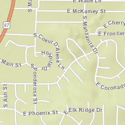 Payson Arizona Street Map