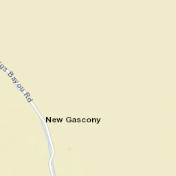 New Gascony Arkansas Street Map