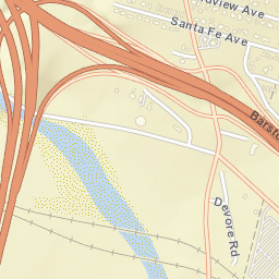 Devore California Street Map