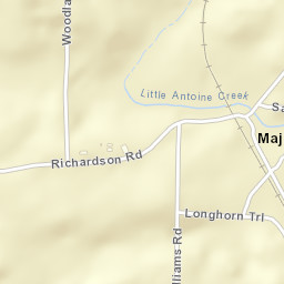 Majors Arkansas Street Map