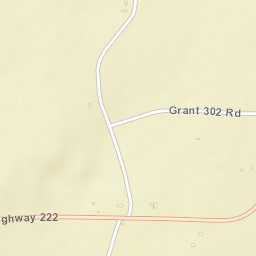 Brush Creek Arkansas Street Map