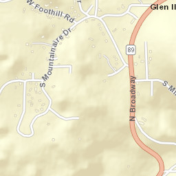 Glen Ilah Arizona Street Map