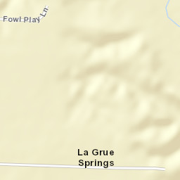 La Grue Springs Arkansas Street Map