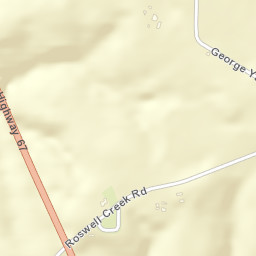 Roswell Alabama Street Map