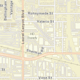 Hewitt California Street Map