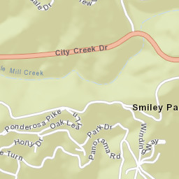 Smiley Park California Street Map