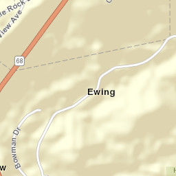 Ewing Alabama Street Map