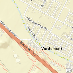 Verdemont California Street Map