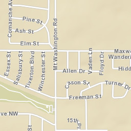 44-98 15th Avenue Northeast, Ardmore, OK Street Map