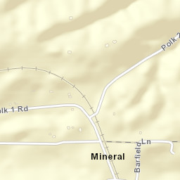 Mineral Arkansas Street Map