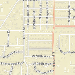 2500 West 32nd Avenue, Pine Bluff, AR Street Map