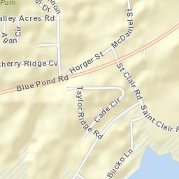 Lookout Valley Acres Alabama Street Map