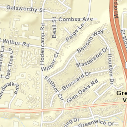 Greenwich Village California Street Map