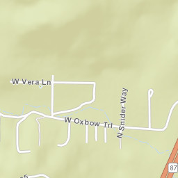Oxbow Estates Arizona Street Map