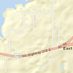 East Point Alabama Street Map