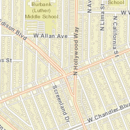 McNeil California Street Map