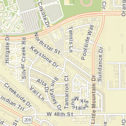 Serrano Village California Street Map
