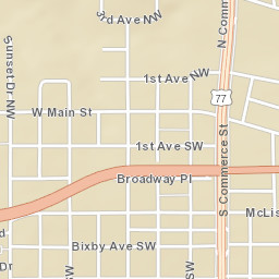 101-199 O St NW Ardmore OK 73401 Street Map