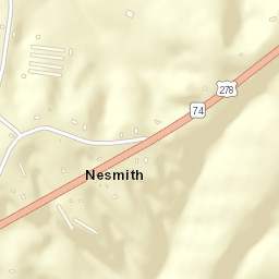 Nesmith Alabama Street Map