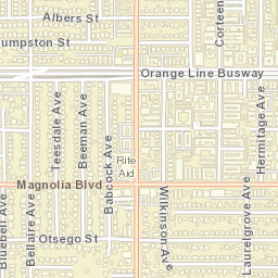 Garnsey California Street Map