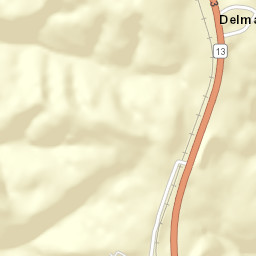 Delmar Alabama Street Map