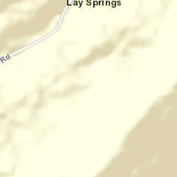 Lay Springs Alabama Street Map