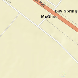 McGhee Alabama Street Map