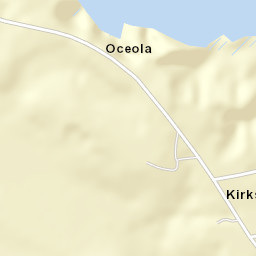 Oceola Alabama Street Map