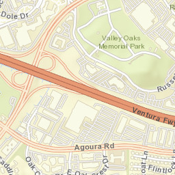 Westlake Village California Street Map