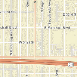 Arrowhead California Street Map