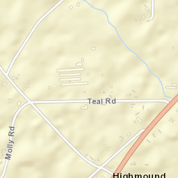 Highmound Alabama Street Map