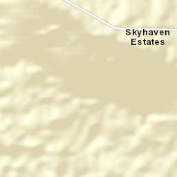 Skyhaven Estates Alabama Street Map