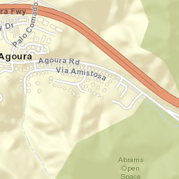 Agoura California Street Map