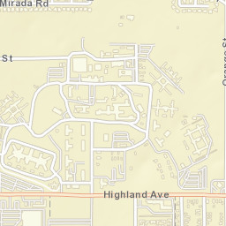 Patton California Street Map