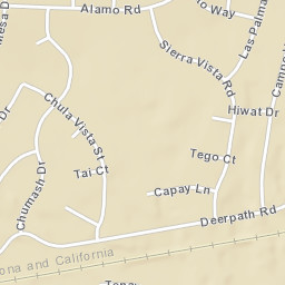 Big River California Street Map