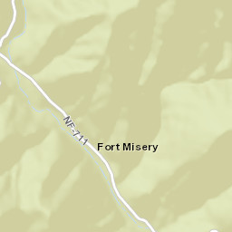 Fort Misery Arizona Street Map