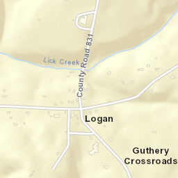 Logan Alabama Street Map