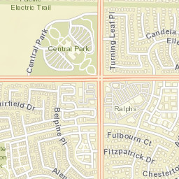 Grapeland California Street Map