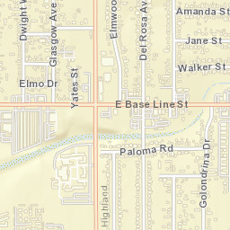 Warm Springs California Street Map