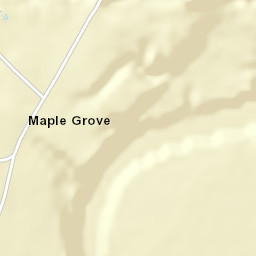 Maple Grove Alabama Street Map