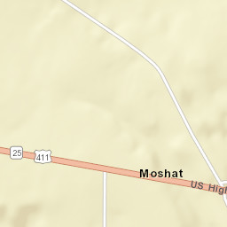 Moshat Alabama Street Map