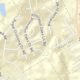 1029-1039 Megan Ct Sugar Hill GA Street Map