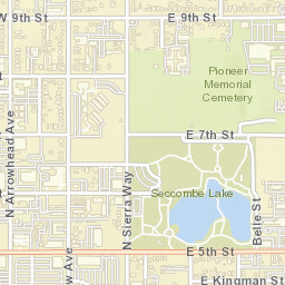 San Bernardino, California Street Map