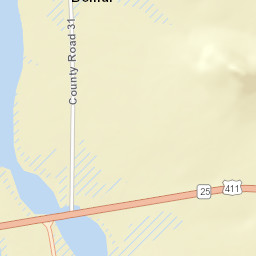 Bomar Alabama Street Map